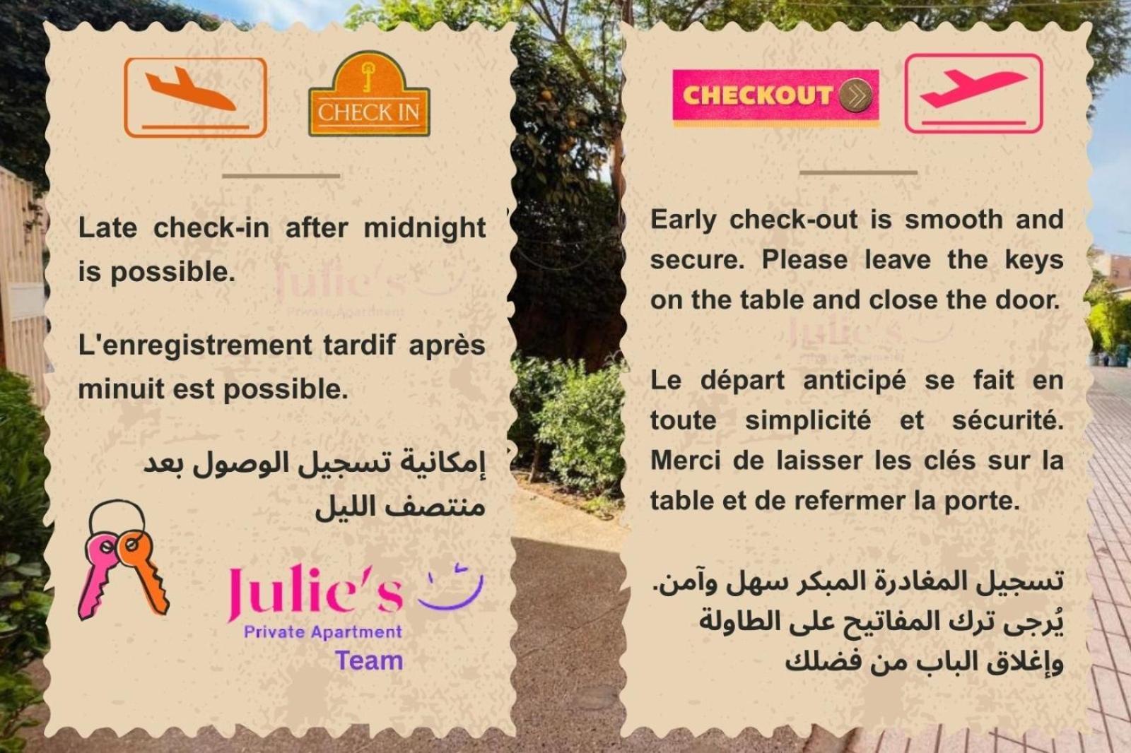 Julie'S Airport Apartment 马拉喀什 外观 照片